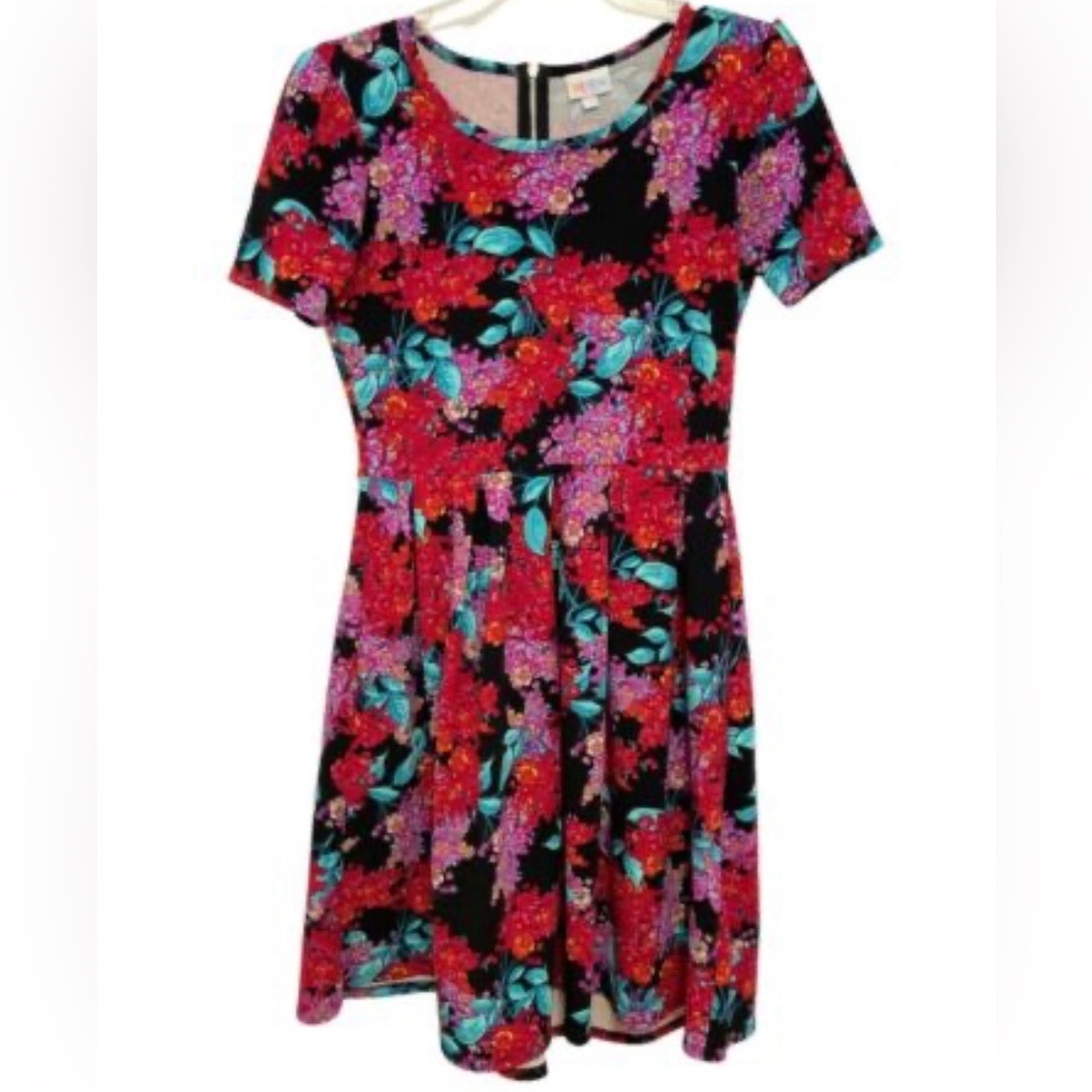 LulaRoe Amelia floral dress